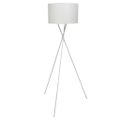 Stojaca lampa s vysokým stojanom, biela