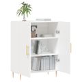 vidaXL Komoda biela 69,5x34x90 cm kompozitné drevo