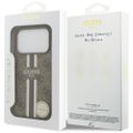 Obal Guess 4G Printed Stripes MagSafe pre iPhone 17 Pro hnedý
