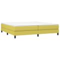 vidaXL Boxspring posteľ s matracom zelená 200x200 cm látka