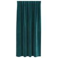 vidaXL Zatemňovacie závesy 2 ks Tmavozelená 140 x 175 cm Zamat