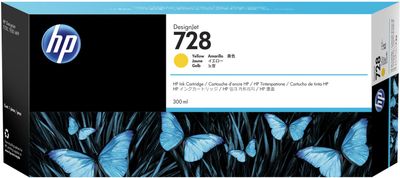HP no 728 300-ml žltá atramentová kazeta
