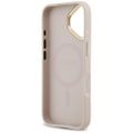 Puzdro Guess pre iPhone 17 HC MAGSAFE PU S/ ZRNITÝM PU STRASS LOGO ružová