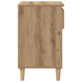 vidaXL Skriňa na topánky 102 x 36 x 60 cm Kompozitné drevo Dub artisan