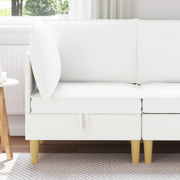 vidaXL Sofa s úložným priestorom Látka
