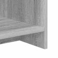 vidaXL TV stolík 102 x 35 x 45 cm Sivý Sonoma Kompozitné drevo