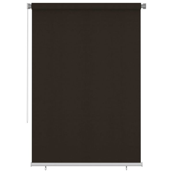 vidaXL Vonkajšia zatemňovacia roleta 160x230 cm hnedá HDPE
