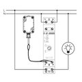 Spínač súmrakový F&F AZ-112 PLUS, 2-1000lux, 16A, 230V, s externým čidlom, IP65, sivý, na DIN