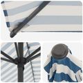 vidaXL Záhradný slnečník s podstavcom 230 x 230 cm Polyester