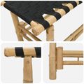 vidaXL Záhradná lavička 110 x 38 x 40 cm Bambus Prírodná Obdĺžnikový