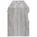 vidaXL TV nástenné skrinky s LED svetlami 2 ks sivé sonoma 60x30x40 cm