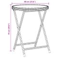vidaXL Záhradný bistro set 3 ks Béžová polyratan