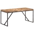 vidaXL Jedálenský stôl 160x70x76 cm akáciový a mangovníkový masív