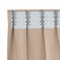 vidaXL Záclony na zatemnenie s krúžkami 2 ks Sivohnedá 175 x 140 cm
