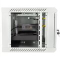 RACK skriňa závesná NEKU TS 19" 6U 450 mm, sv. šedá, na samozostavenie
