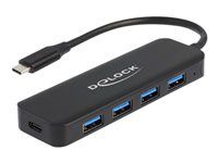 Rozbočovač - 4 x USB 3.2 Gen 1 + 1 x USB-C (napájanie) - desktop