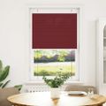 vidaXL plisovaná roleta Bordeaux červená 75x150 cm Šírka látky 74,4 cm