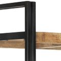 vidaXL Knižnica s 5 policami 90x30x180 cm, mangový masív
