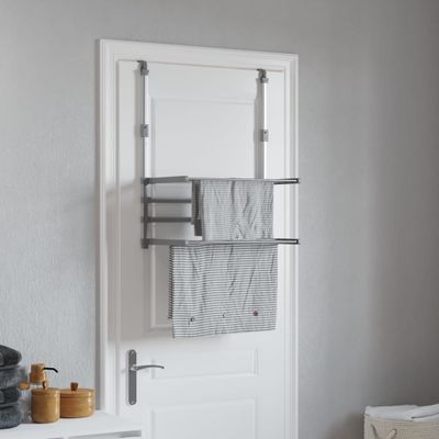 vidaXL Stojan na sušenie na balkón 54x25x42 cm hliník