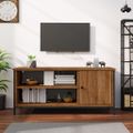 vidaXL TV skrinka hnedý dub 100x40x45 cm spracované drevo