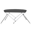 vidaXL Strieška Bimini s 2 oblúkmi antracitová 150x120x110 cm