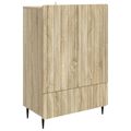 vidaXL Servírovacia skriňa Dub sonoma 66 x 34,5 x 97 cm