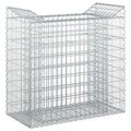 vidaXL Gabiónová vyvýšená posteľ 50 x 100 x 100 cm Pozinkovaná oceľ