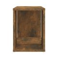 vidaXL TV skrinka dymový dub 60x24x32 cm spracované drevo