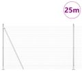 vidaXL Zvarené drôtené pletivo s betónovým základom 25 x 1,6 m