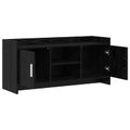 vidaXL TV skrinka 102 x 33 x 47 cm Čierny dub Kompozitné drevo