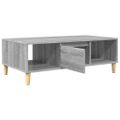 vidaXL Konferenčný stolík Sivý Sonoma 102 x 55 x 35 cm