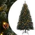 vidaXL Umelý vianočný stromček s 300 LED 240 cm