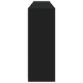 vidaXL Komoda s LED svetlami čierna 202x37x100 cm