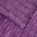 vidaXL Prikrývky na hodenie 6 ks Fialová 270 x 240 cm 9.15 kg Flís