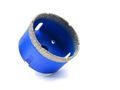 Korunkový vrták diamantový, sada 12ks, 6-68mm GEKO