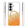 Epoxidové magnetické puzdro pre Samsung Galaxy S26 oranžová