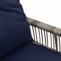 vidaXL Vonkajšia lavička 2 -Seater 4 ks 110 x 59 x 82 cm polyratan