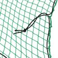 vidaXL Sieť na prívesný vozík s elastickým lanom, zelená 4x2,5 m, PP