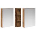vidaXL Set kabinetov do kúpeľne 3 ks 120 x 14,5 x 70 cm