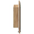 vidaXL Zrkadlo do kúpeľne s LED Remeselný dub 40 x 37 x 8.5 cm