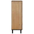 vidaXL Highboard Brown 60x33x100 cm Masívne drevo Mango