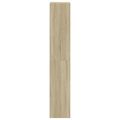 vidaXL Botník so 4 výklopnými zásuvkami dub sonoma 60x34x187,5 cm