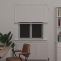 vidaXL Žalúzia Biely 150 x 120 cm 25 mm PVC