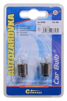 Žiarovka 12V R5W 5W Ba15s blister 2ks