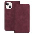 Smart Suede case for iPhone 13 6,1" maroon