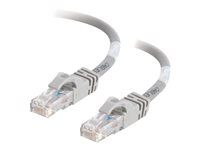 Patch kábel - RJ-45 (M) do RJ-45 (M) - 50 m - UTP - CAT 6 - lisovaný, prevedenie bez hrbolčekov, lišta - sivá