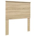 vidaXL Rám postele Sonoma dub 90 x 190 cm Masívne borovicové drevo