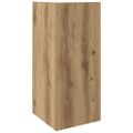 vidaXL Príručný stolík s policou dub artisan 25,5x27x60 cm