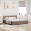 vidaXL Hydraulický posteľný rám+úložný priestor, látka 180x200 cm