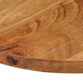 vidaXL Stolová doska Ø40x2,5 cm okrúhla masívny mangovník